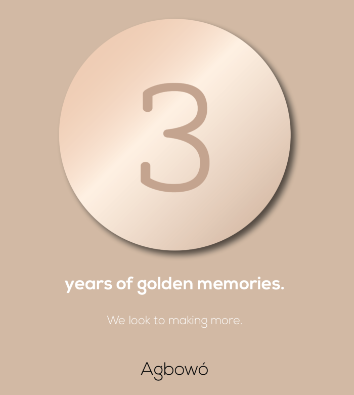 Agbowo 3 years